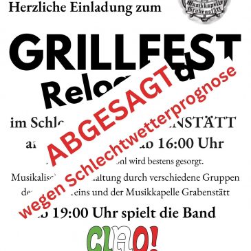 Grillfest Reloaded am 18. Juli 2026 ab 16:00 Uhr